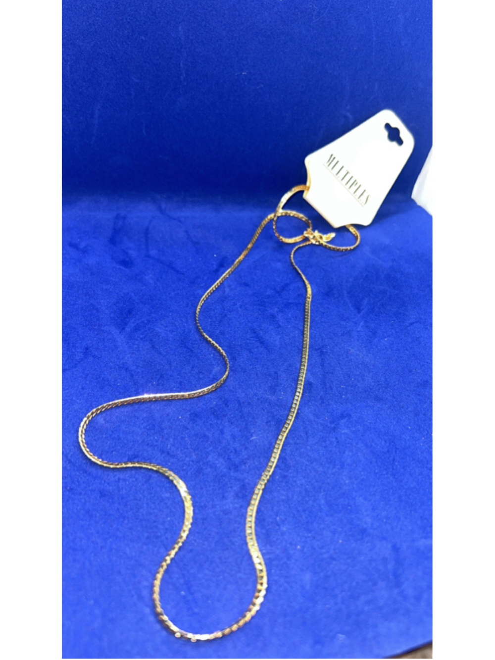 Women's Multiples Gold Tone Chain Necklace One Size